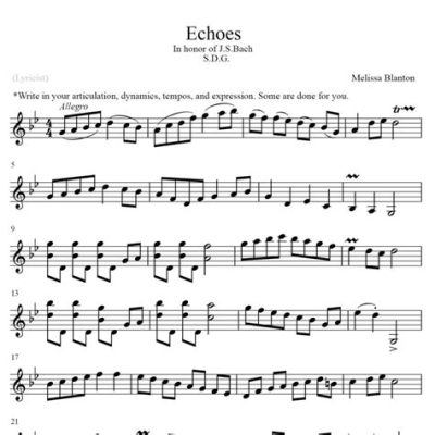 what was i made for violin sheet music when it echoes through the concert hall?